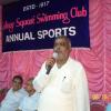 Shri Debasish Kumar, MMIC (Parks & Squares) Kolkata Municipal Corporation at our Annual Aquatic Meet