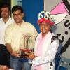 Amrita Das, English Channel Swimmer being felicitated by Club President Ashok Pareek in 2010 (1)